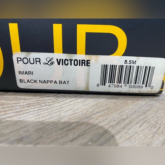 Pour La Victoire Black Full Leather Heeled Boots, size 8.5M - Picture 8 of 9